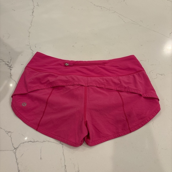 Lululemon speed up shorts sonic pink size 4 - Picture 1 of 3